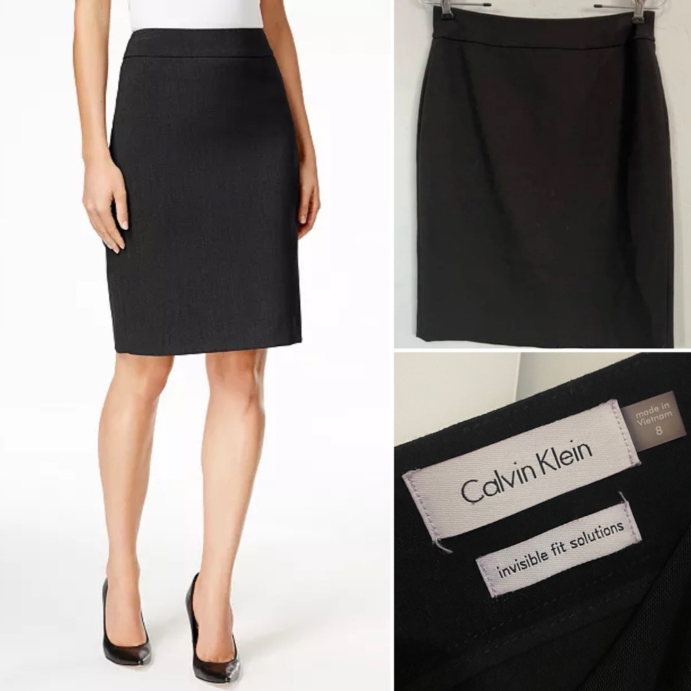 Calvin Klein | Invisible Fit Solutions Skirt Slit On Back Hem | Worn Once!